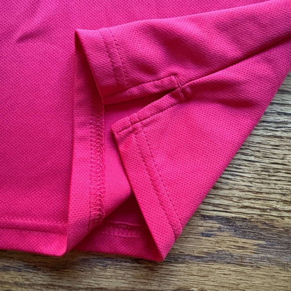 Champion Men’s Medium SS Red Polo Shirt with Georgia embroidery - Picture 7 of 9